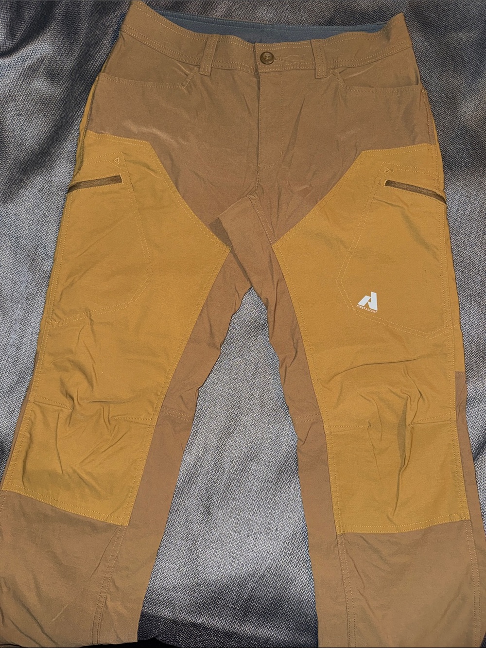 Eddie Bauer First Ascent Mens 34x32 Hiking Pants Two-Tone Stretch
